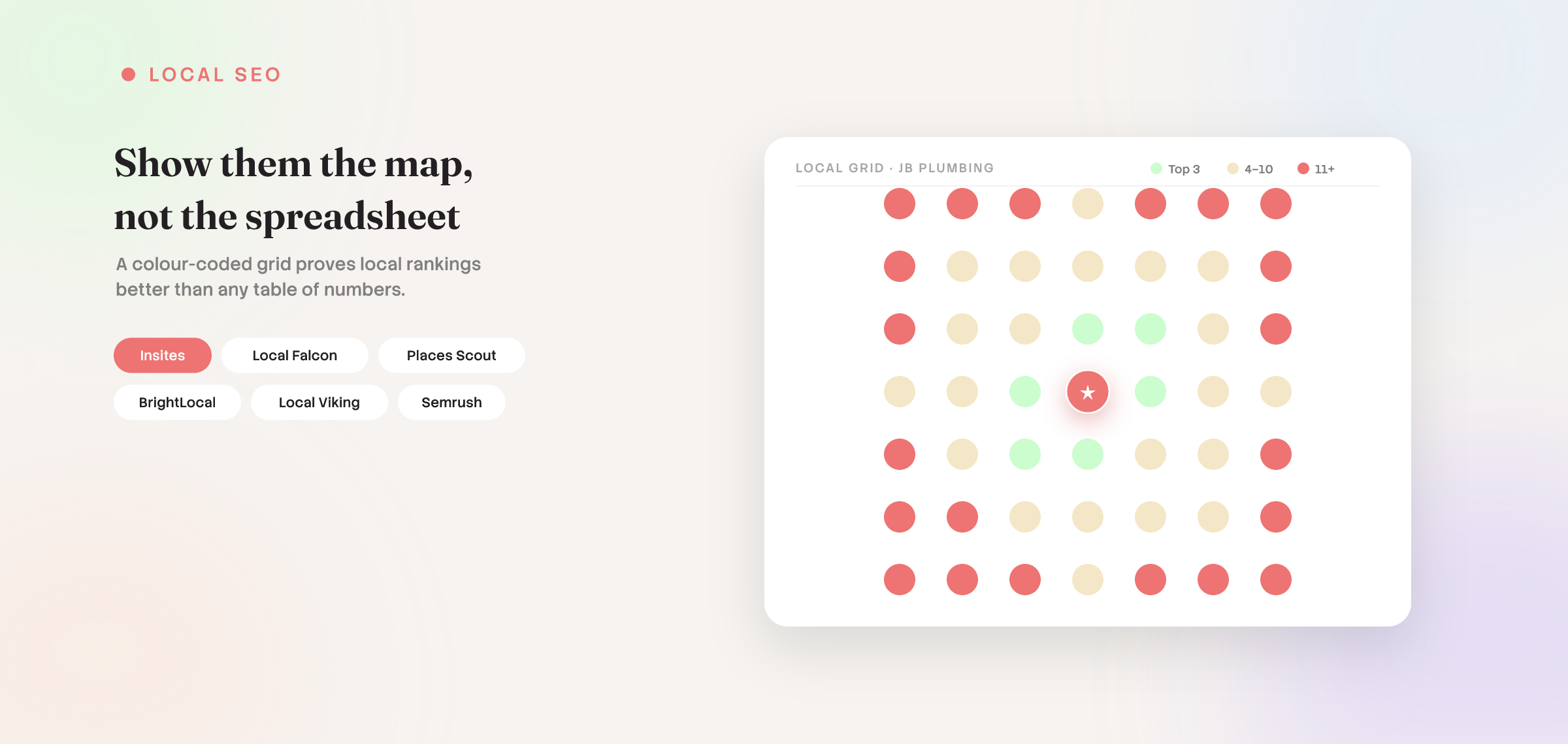 The 6 best local ranking grid tools: Insites Local Grid, Local Falcon ...