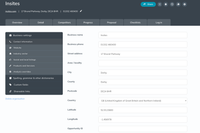 A screenshot of a website called insites