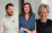 Three members of the Insites team smiling