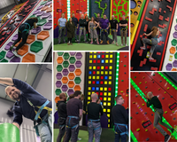 Insites team building - ghost walk and rock climbing collage