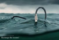 A screenshot of Recharge Our Ocean's home page.
