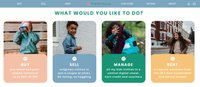 A screenshot of Little Loop's home page.