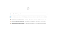 ChatGPT suggesting 
